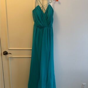 Elegant Teal Formal Gown